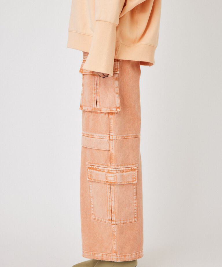 MOUSSY「LOWRISE CARGO STRAIGHT」|デニム|
