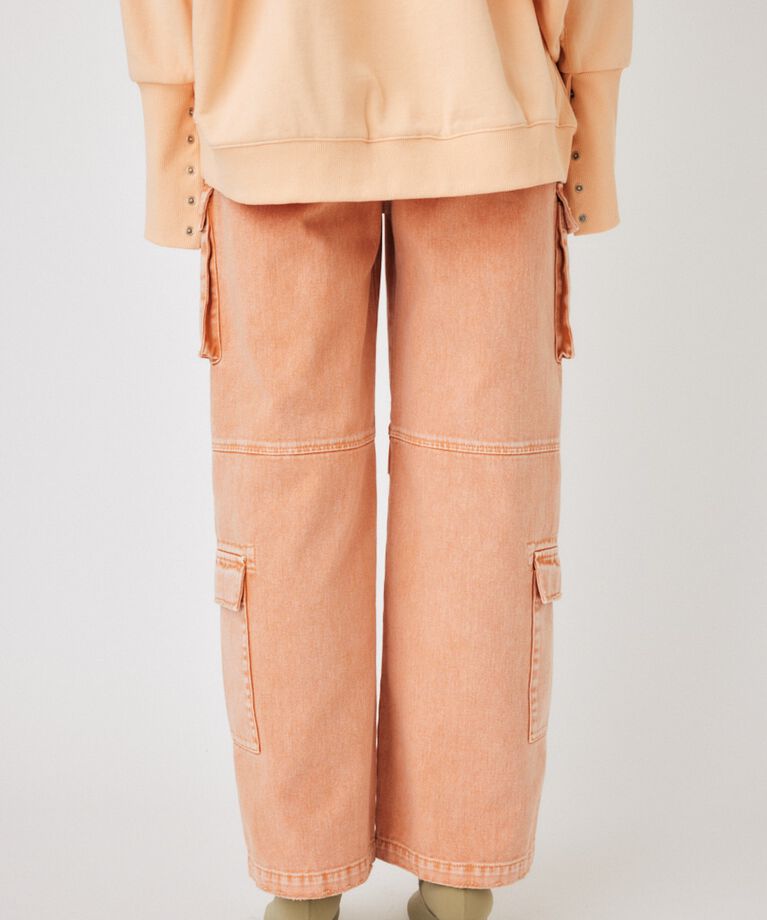 MOUSSY「LOWRISE CARGO STRAIGHT」|デニム|