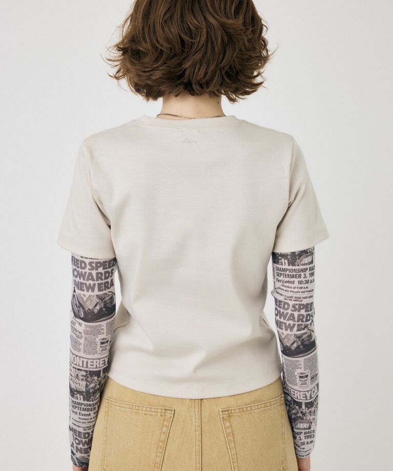 MOUSSY「SUVIN GIZA BASIC Tシャツ」|Tシャツ・カットソー|