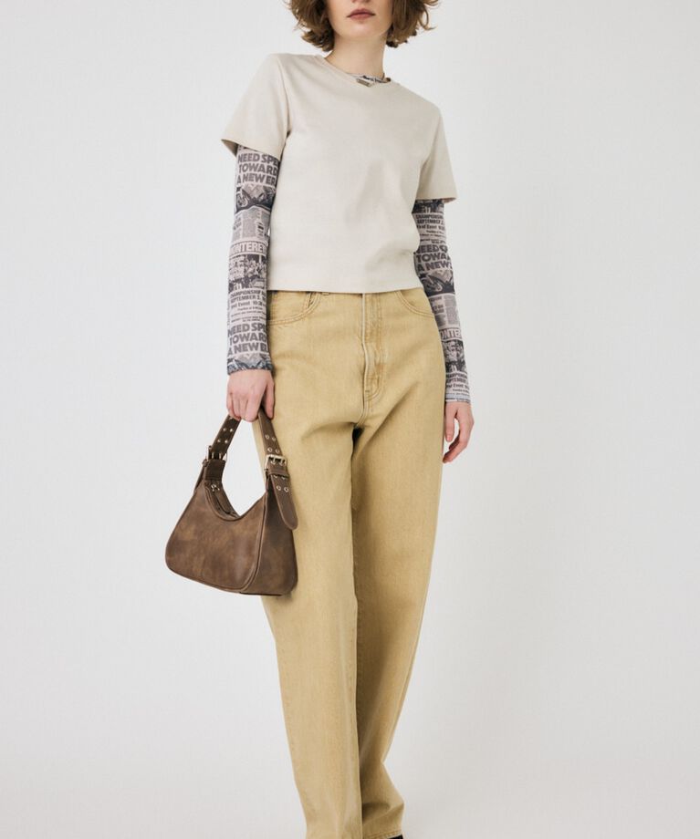 MOUSSY「SUVIN GIZA BASIC Tシャツ」|Tシャツ・カットソー|