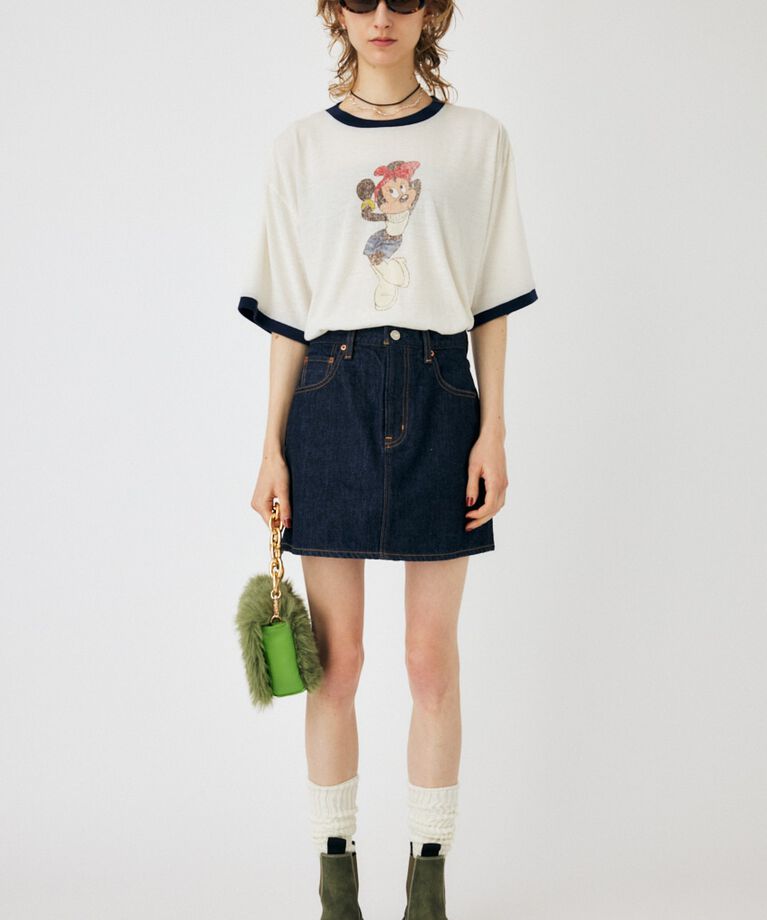 MOUSSY「DENIM ミニスカート」|スカート|