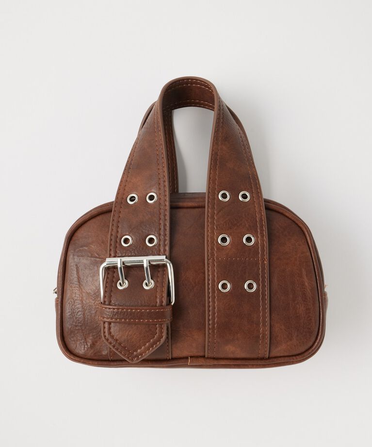 MOUSSY「BUCKLE HANDLE MINI ボストン」|その他|