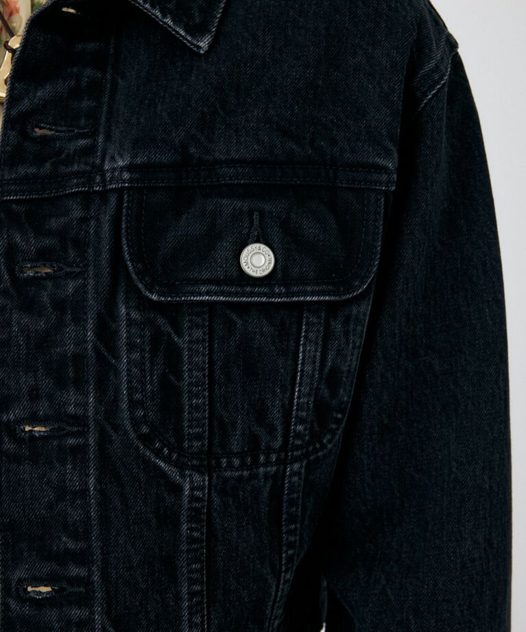 MOUSSY「90S SHORT デニムジャケット」|デニムジャケット|
