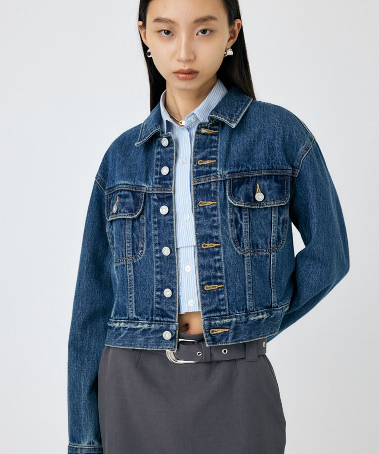 MOUSSY「90S SHORT デニムジャケット」|デニムジャケット|