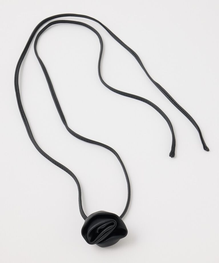 MOUSSY「ROSE CORSAGE リボン」|ネックレス|
