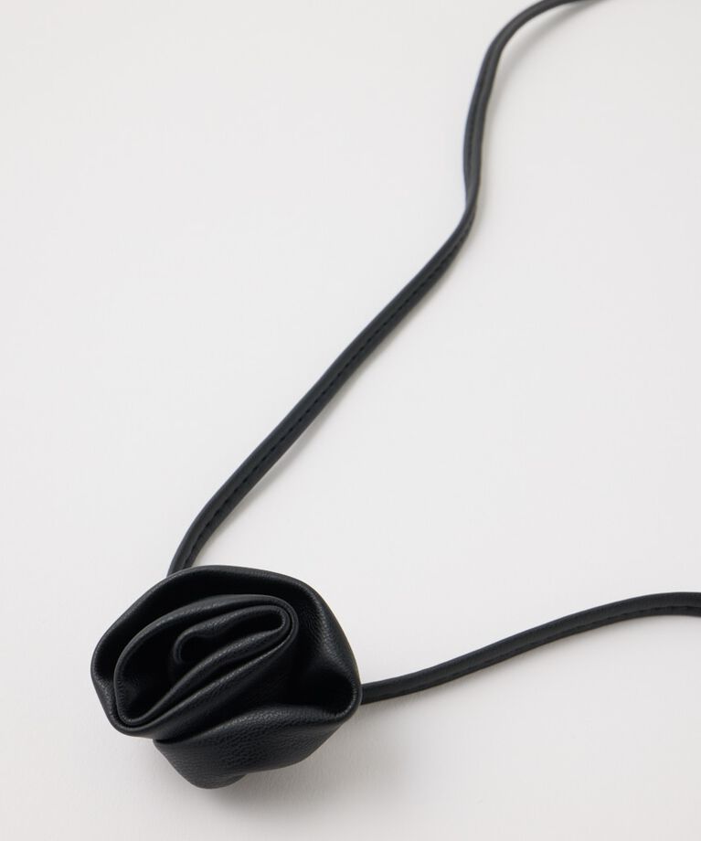 MOUSSY「ROSE CORSAGE リボン」|ネックレス|