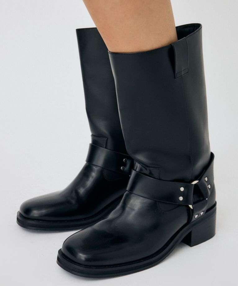 MOUSSY「BUCKLE ブーツ」|その他|BLK