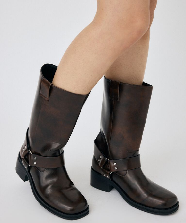 MOUSSY「BUCKLE ブーツ」|その他|BRN