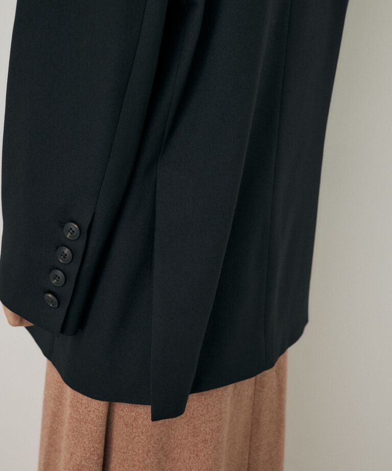 MOUSSY「シーズンレスノーカラージャケット　リサイクルポリエステル使用」|その他|