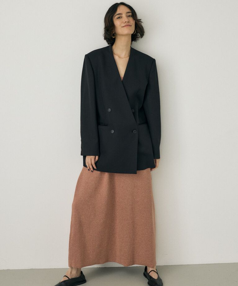 MOUSSY「シーズンレスノーカラージャケット　リサイクルポリエステル使用」|その他|
