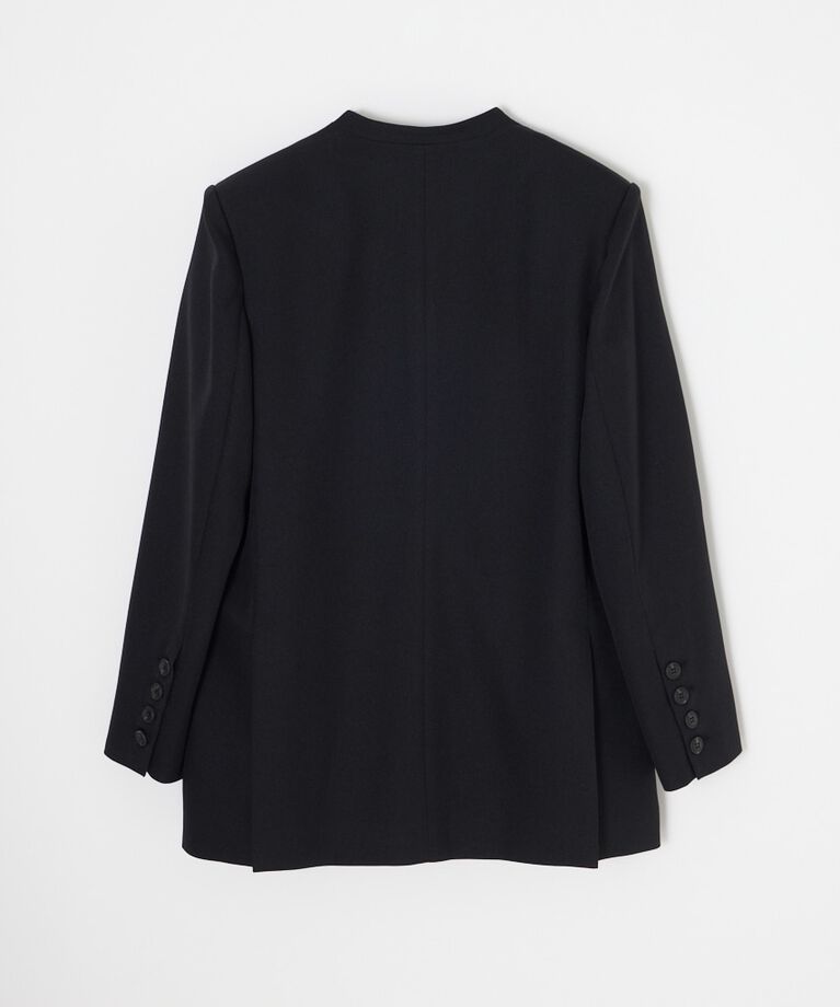 MOUSSY「シーズンレスノーカラージャケット　リサイクルポリエステル使用」|その他|