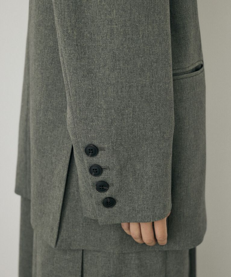 MOUSSY「シーズンレスノーカラージャケット　リサイクルポリエステル使用」|その他|