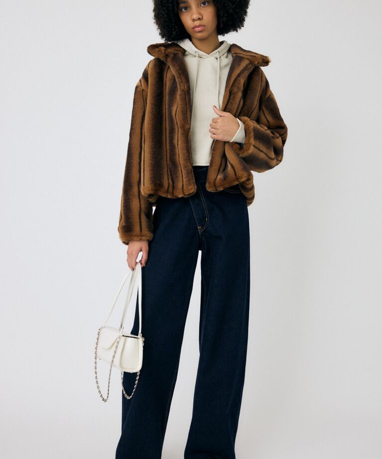 MOUSSY「FAUX FUR スタンドカラージャケット」|その他|