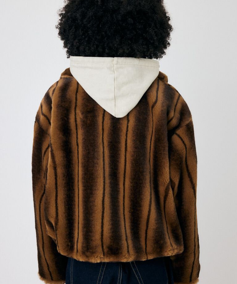 MOUSSY「FAUX FUR スタンドカラージャケット」|その他|