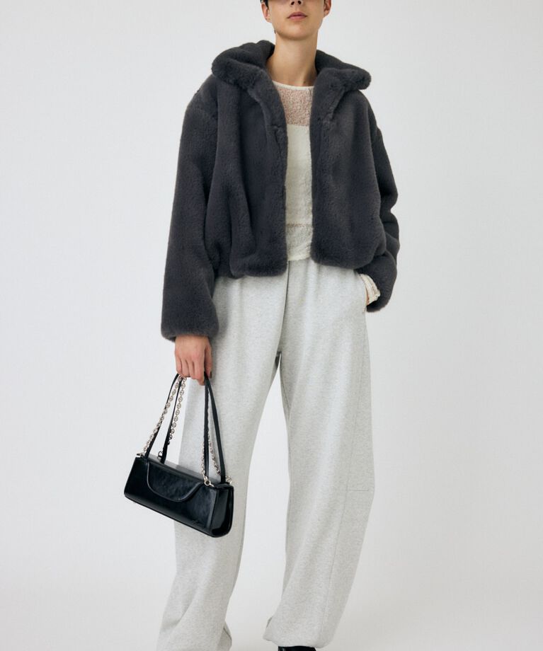 MOUSSY「FAUX FUR スタンドカラージャケット」|その他|