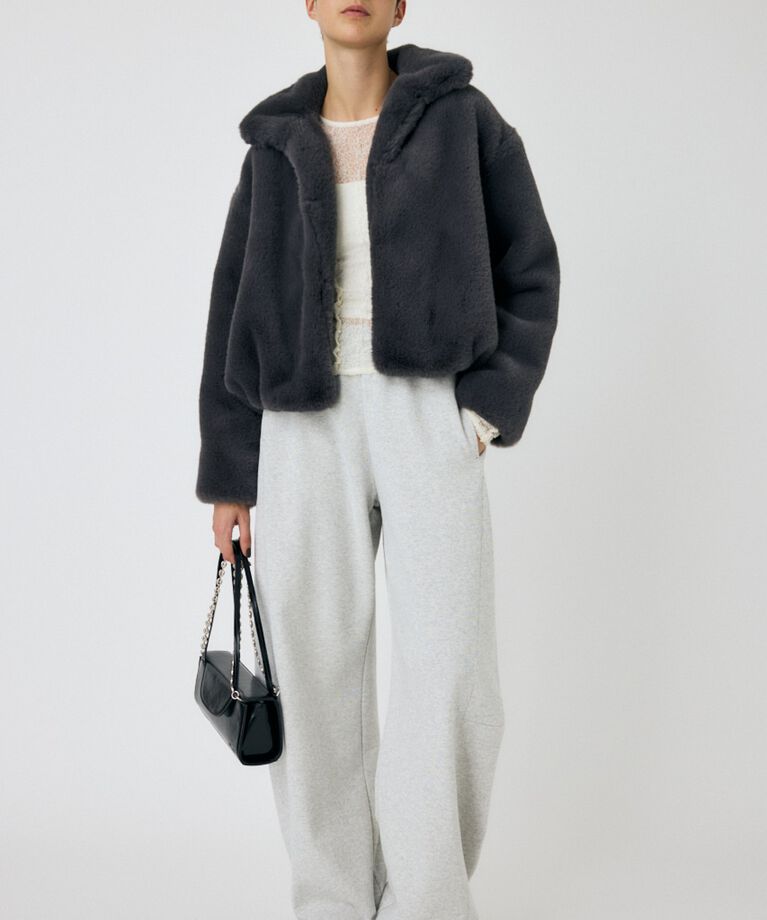 MOUSSY「FAUX FUR スタンドカラージャケット」|その他|