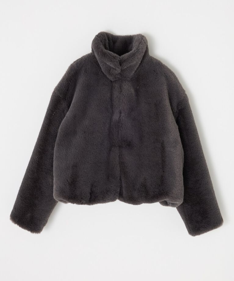 MOUSSY「FAUX FUR スタンドカラージャケット」|その他|