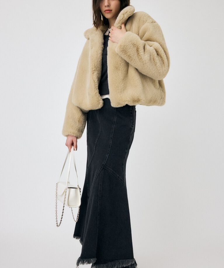 MOUSSY「FAUX FUR スタンドカラージャケット」|その他|