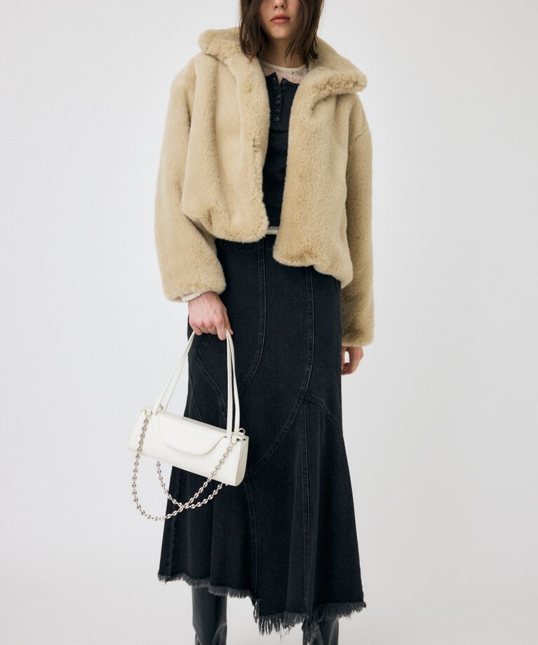 MOUSSY「FAUX FUR スタンドカラージャケット」|その他|