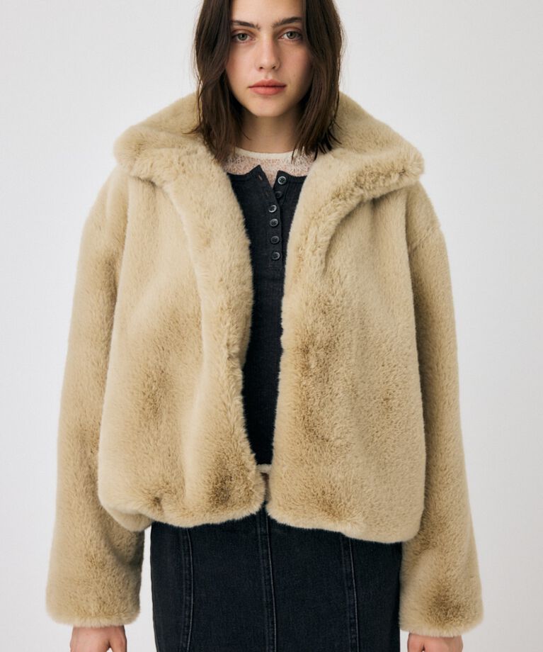 MOUSSY「FAUX FUR スタンドカラージャケット」|その他|