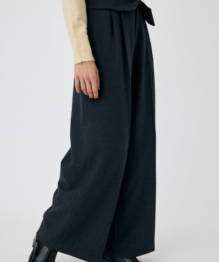 MOUSSY「FOLD WAIST ワイドスラックス」|その他|