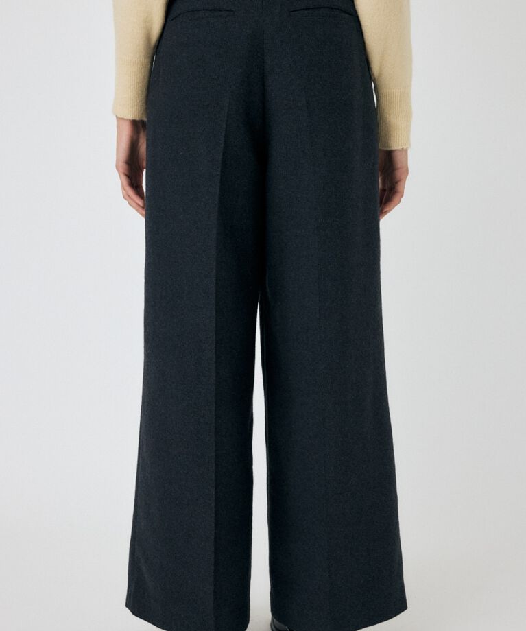 MOUSSY「FOLD WAIST ワイドスラックス」|その他|