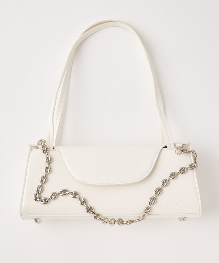 MOUSSY「CHAIN MIX ストラップバッグ」|その他|O/WHT1