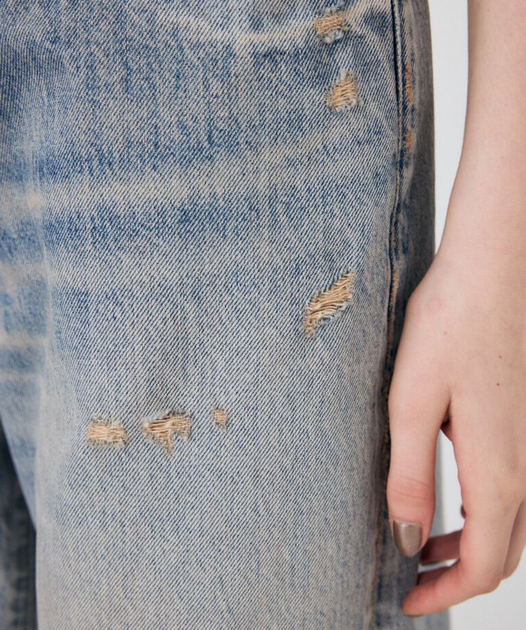 MOUSSY「MIDRISE  バギーデニム」|デニム|