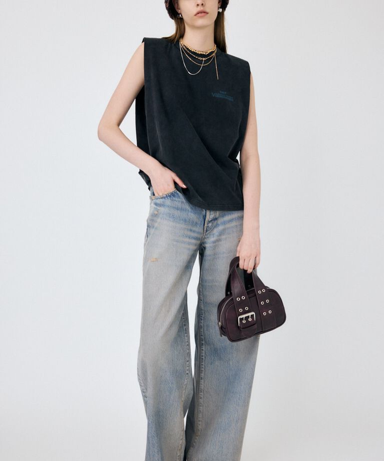 MOUSSY「MIDRISE  バギーデニム」|デニム|