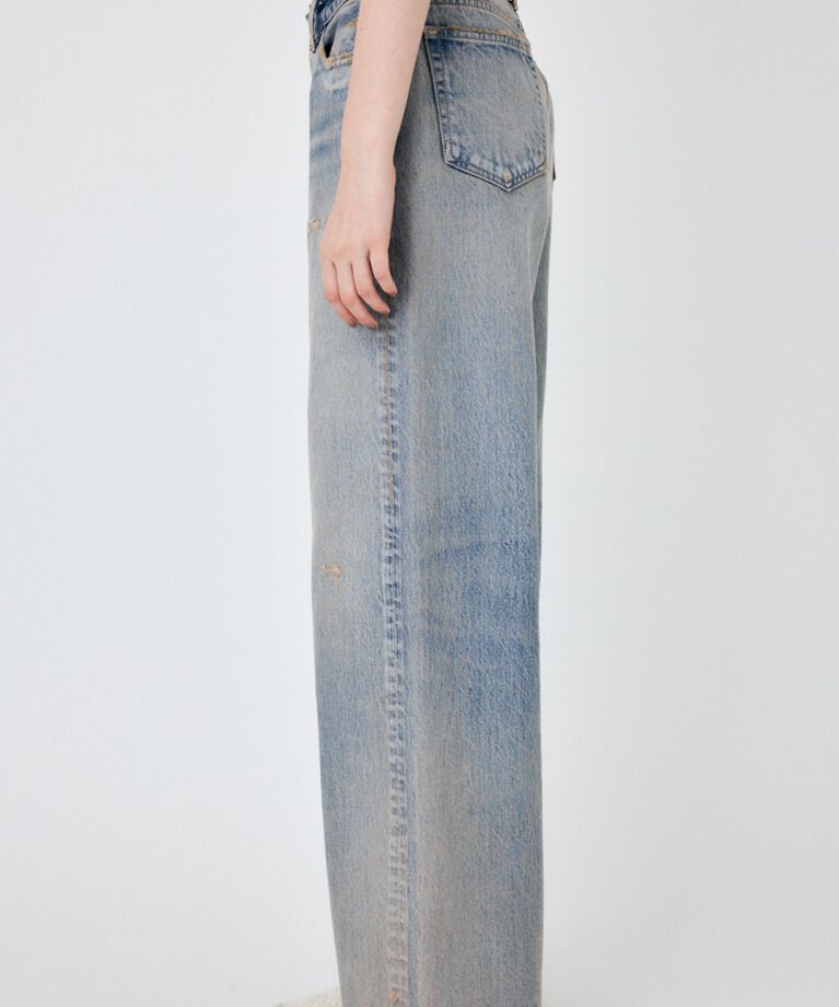 MOUSSY「MIDRISE  バギーデニム」|デニム|