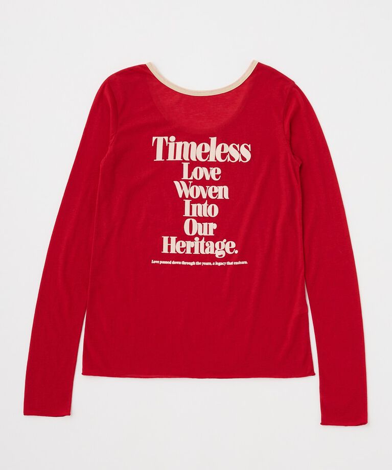 MOUSSY「SHEER LOGO ロングスリーブTシャツ」|Tシャツ・カットソー|
