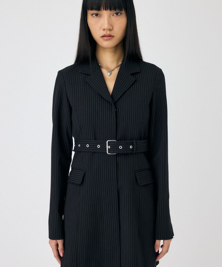 MOUSSY「LONG SLEEVE BLAZER ミニドレス」|ワンピース|