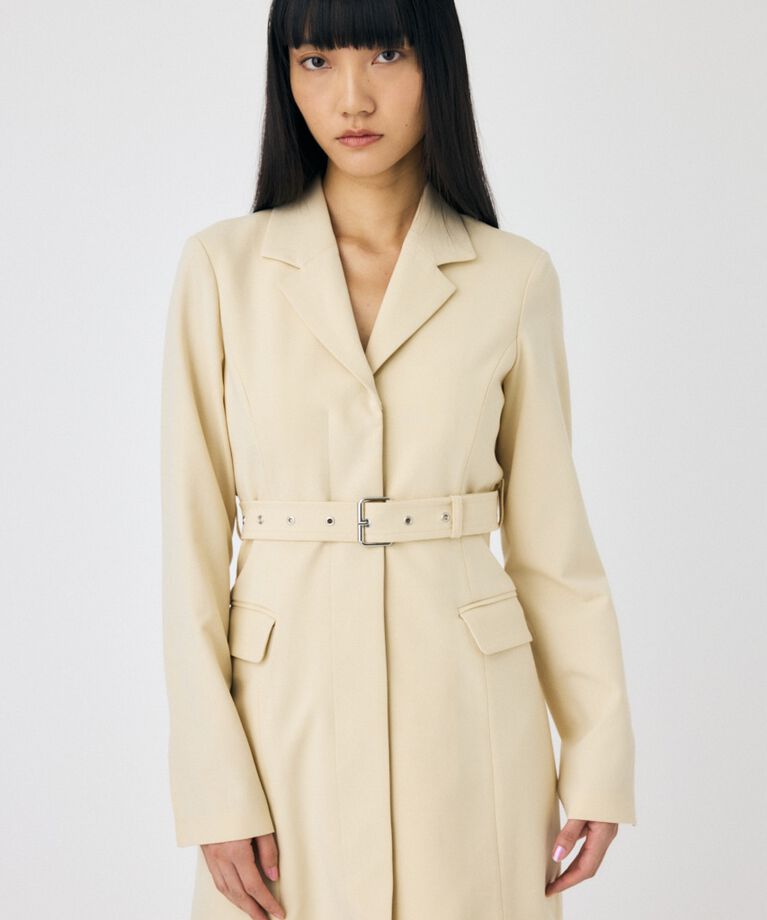 MOUSSY「LONG SLEEVE BLAZER ミニドレス」|ワンピース|