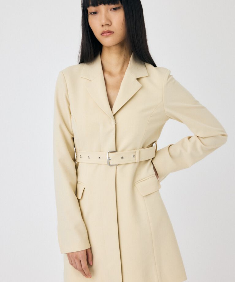 MOUSSY「LONG SLEEVE BLAZER ミニドレス」|ワンピース|