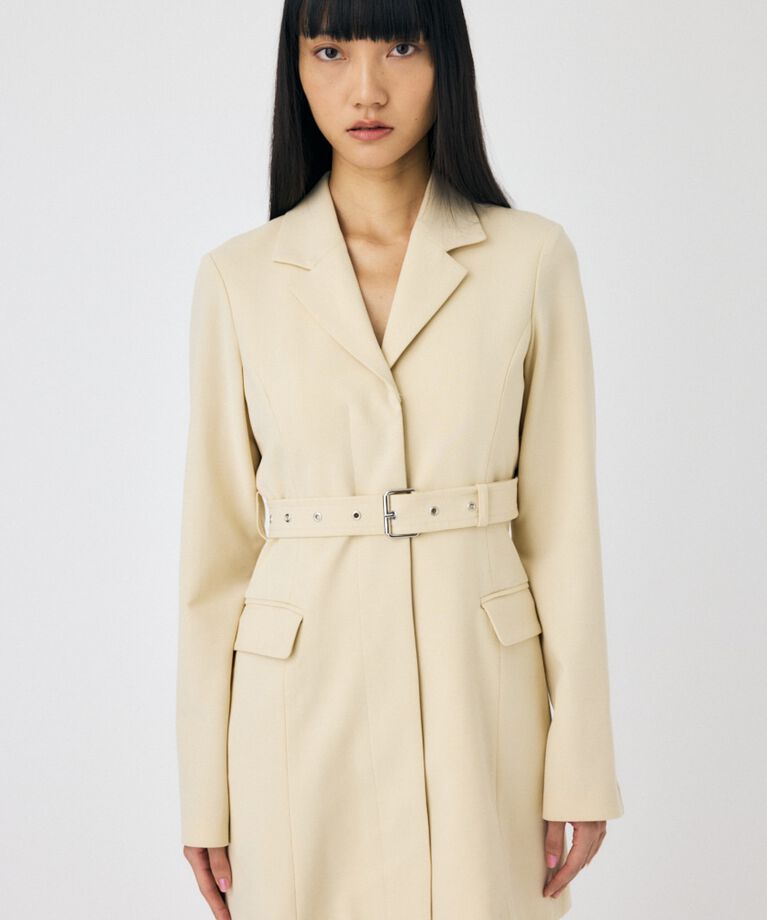MOUSSY「LONG SLEEVE BLAZER ミニドレス」|ワンピース|