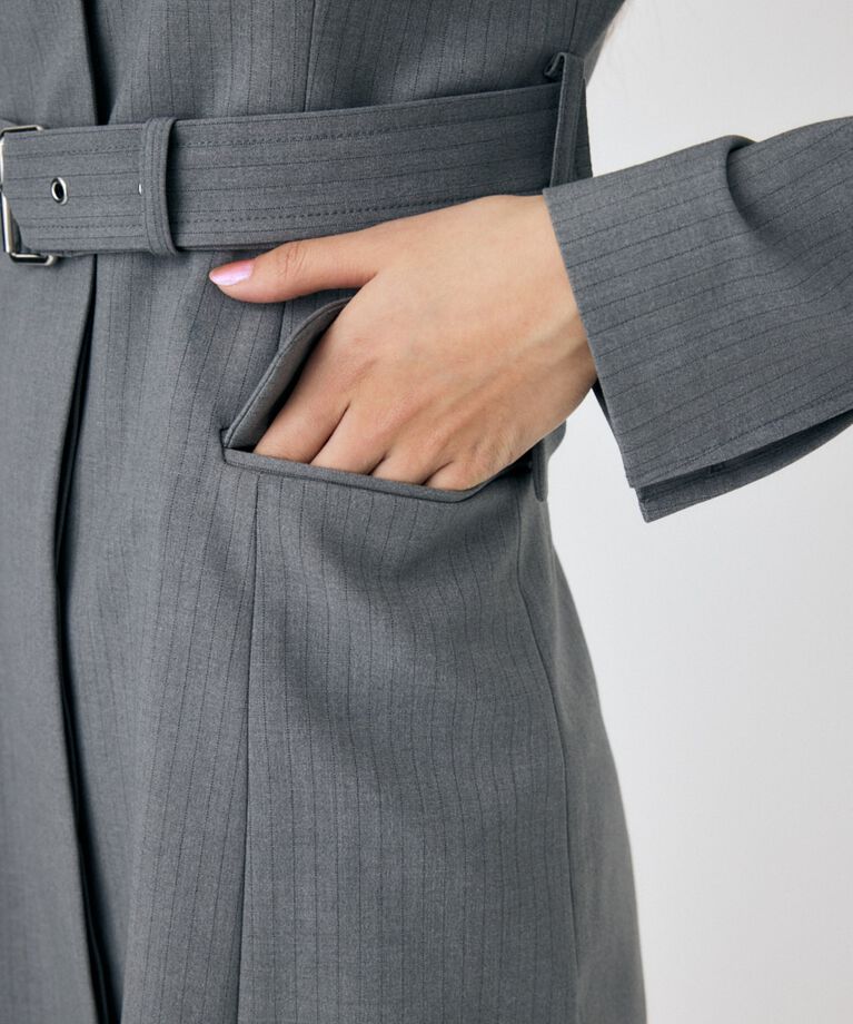 MOUSSY「LONG SLEEVE BLAZER ミニドレス」|ワンピース|