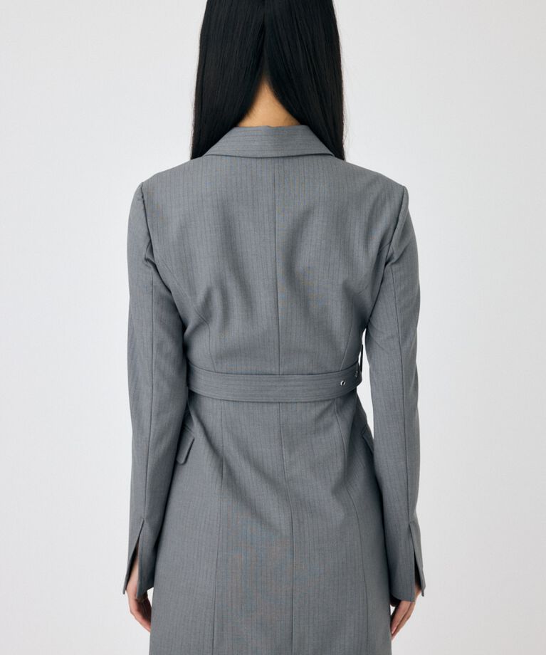 MOUSSY「LONG SLEEVE BLAZER ミニドレス」|ワンピース|