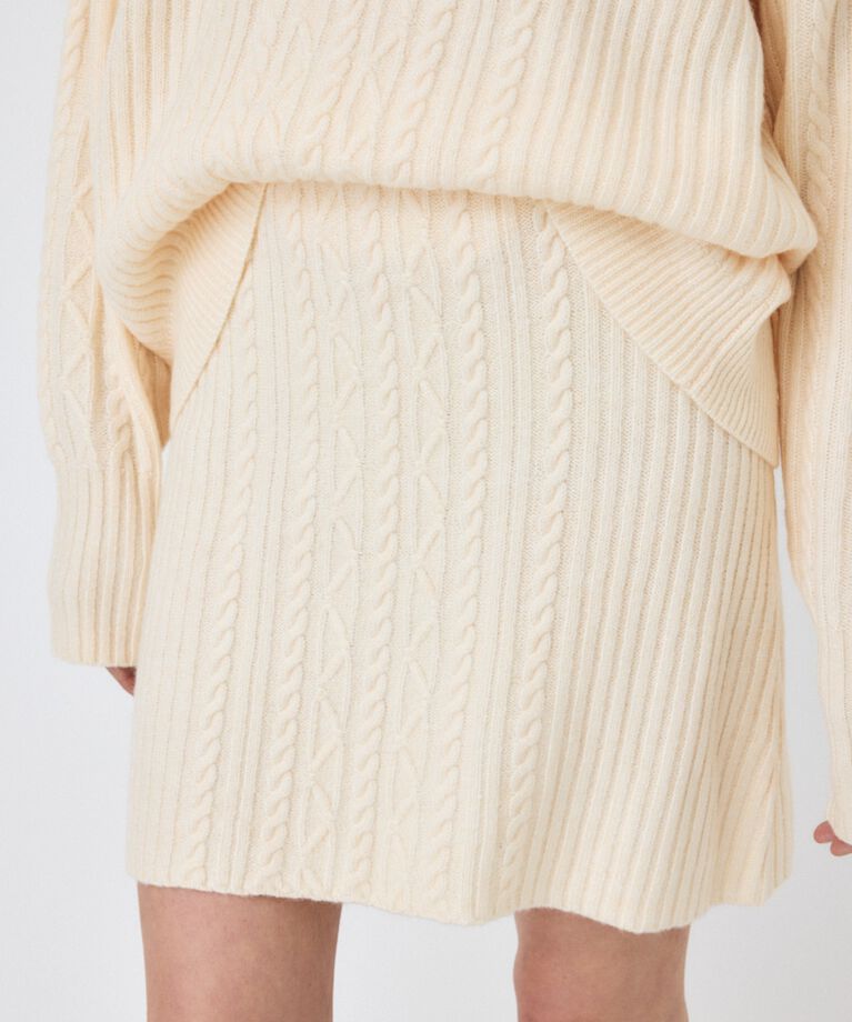 MOUSSY「RIB CABLE ミニスカート」|スカート|