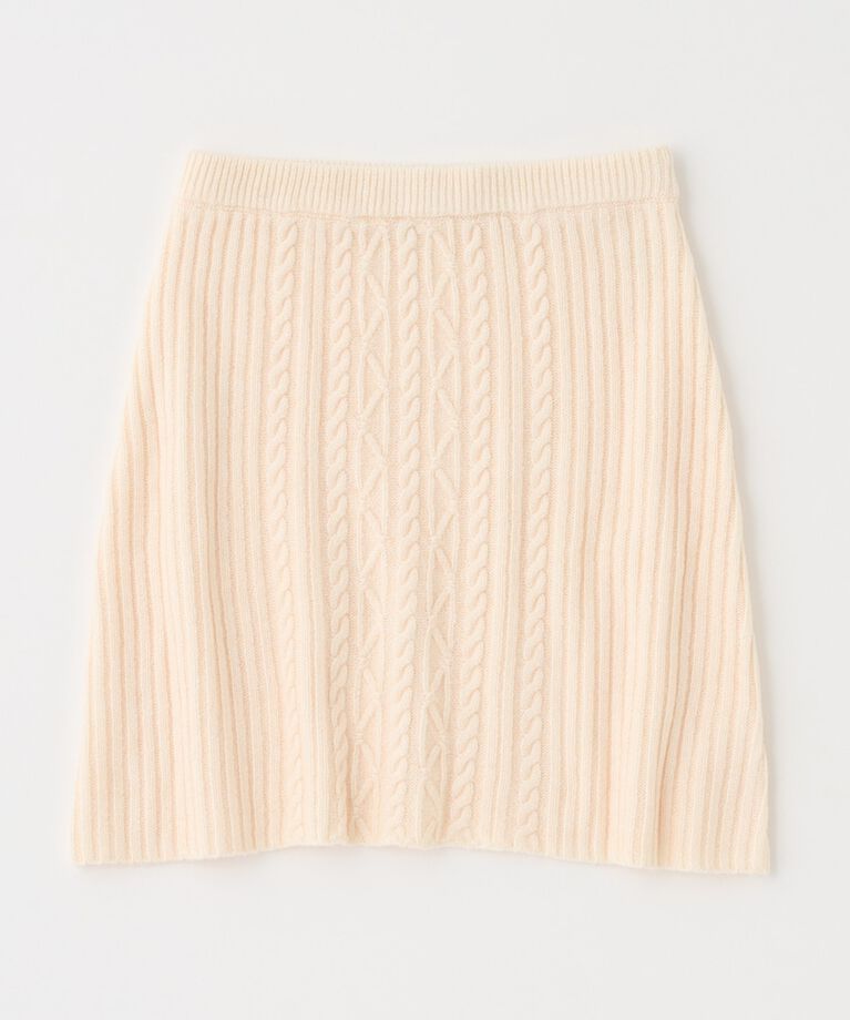 MOUSSY「RIB CABLE ミニスカート」|スカート|