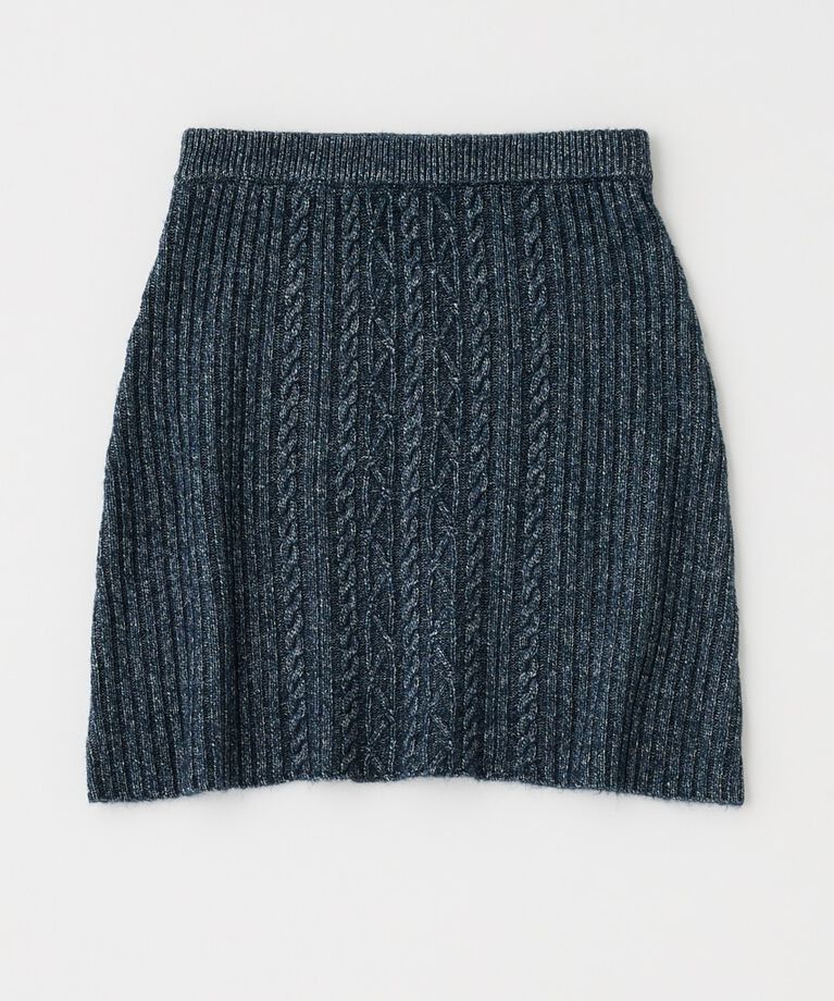 MOUSSY「RIB CABLE ミニスカート」|スカート|