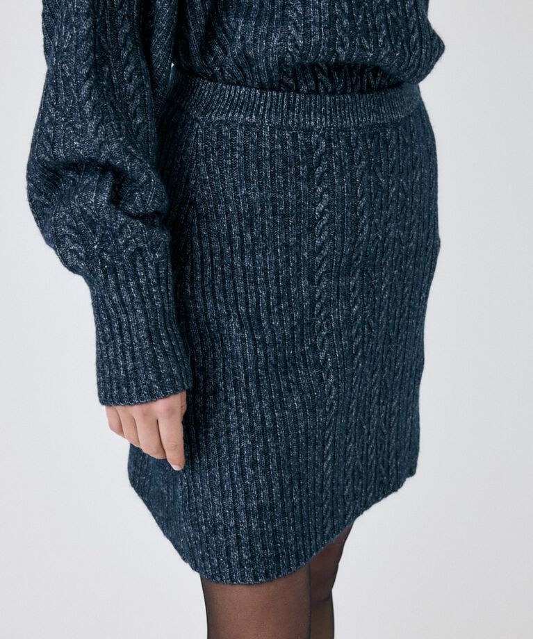 MOUSSY「RIB CABLE ミニスカート」|スカート|