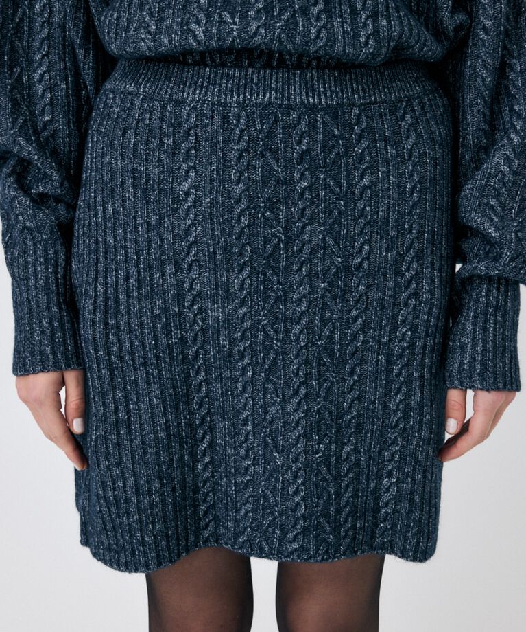 MOUSSY「RIB CABLE ミニスカート」|スカート|