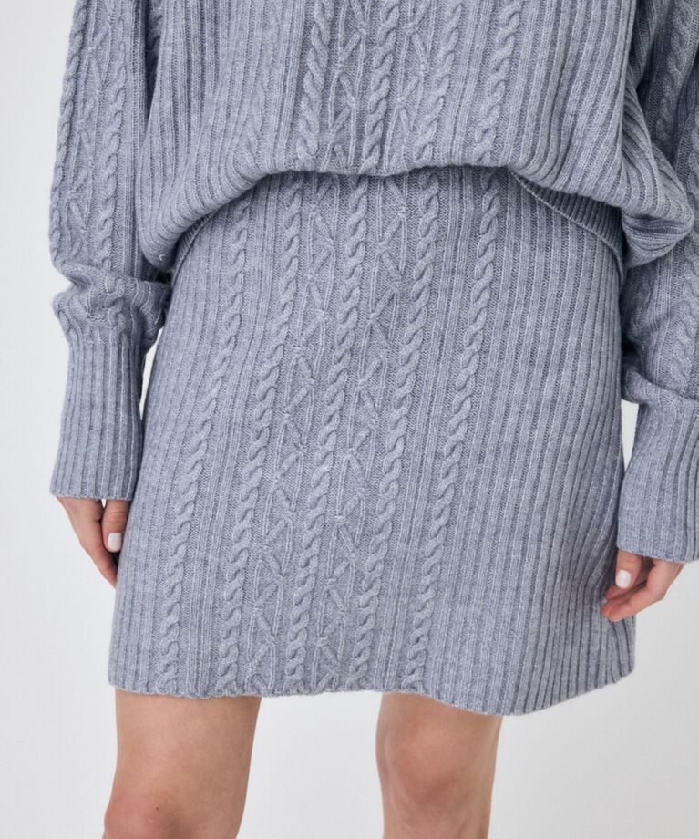 MOUSSY「RIB CABLE ミニスカート」|スカート|
