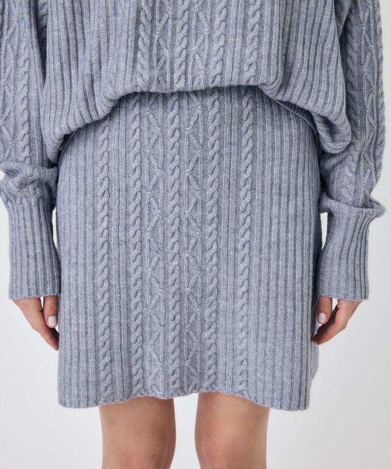 MOUSSY「RIB CABLE ミニスカート」|スカート|