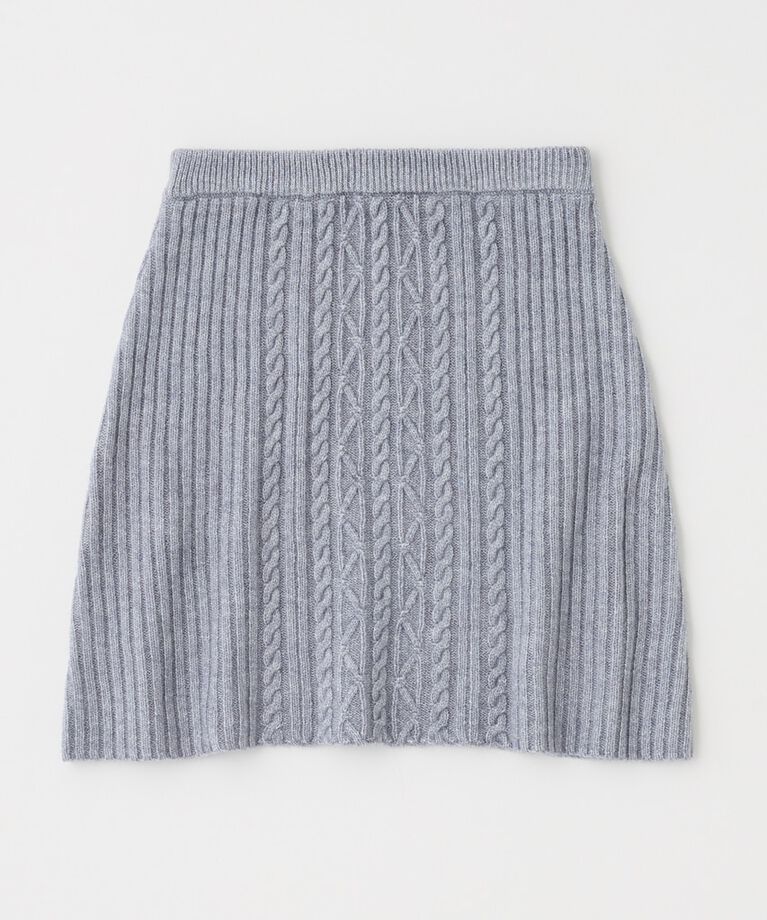 MOUSSY「RIB CABLE ミニスカート」|スカート|