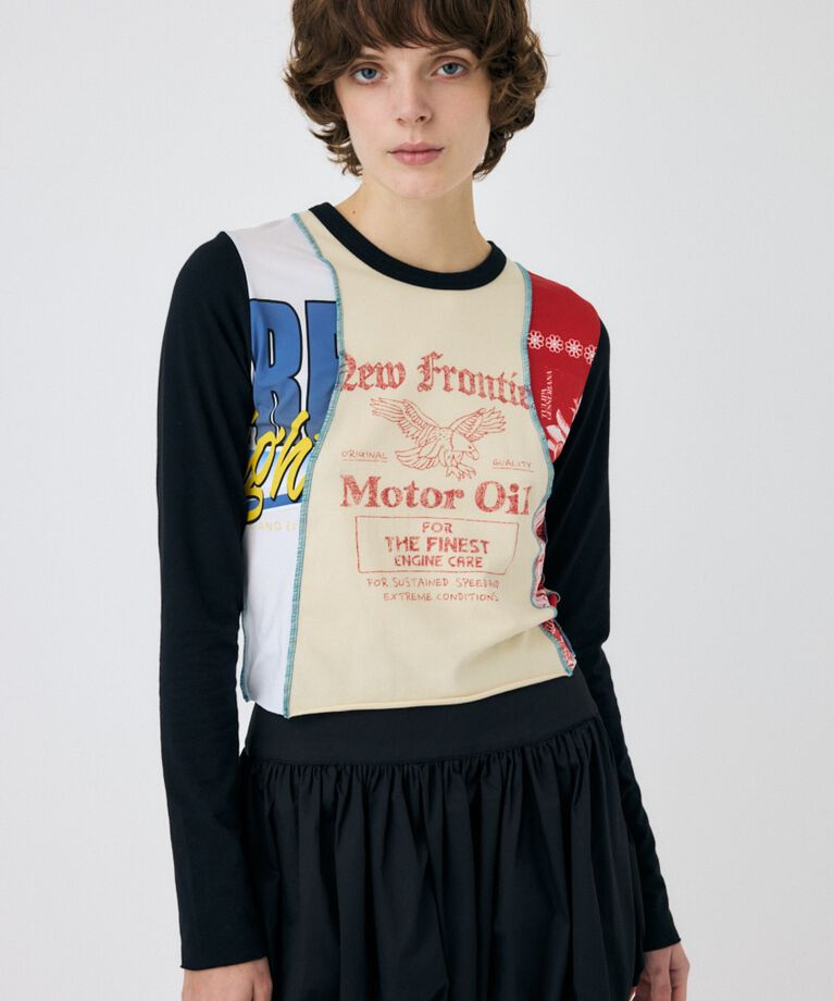 MOUSSY「REMAKE TINY ロンT」|Tシャツ・カットソー|