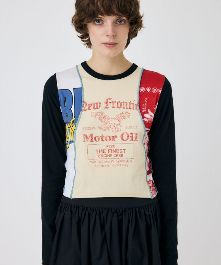 MOUSSY「REMAKE TINY ロンT」|Tシャツ・カットソー|