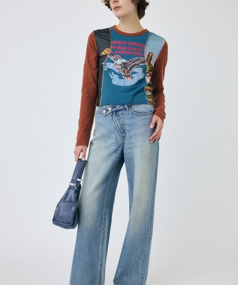MOUSSY「REMAKE TINY ロンT」|Tシャツ・カットソー|