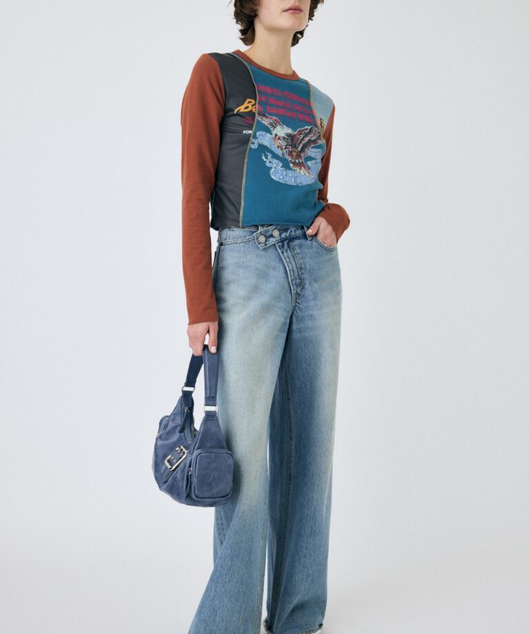 MOUSSY「REMAKE TINY ロンT」|Tシャツ・カットソー|