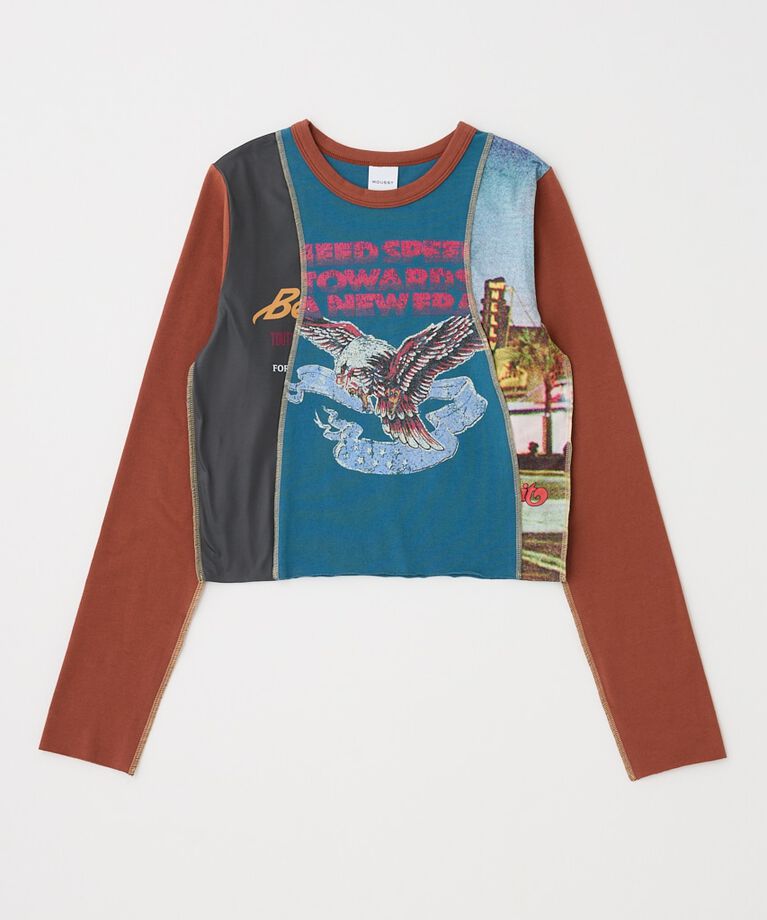 MOUSSY「REMAKE TINY ロンT」|Tシャツ・カットソー|